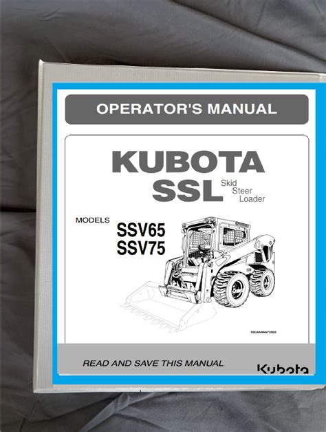 kubota ssv75 owners manual